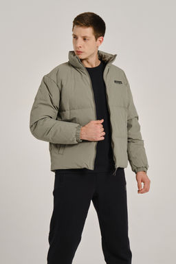 Пуховик короткий Зеленый