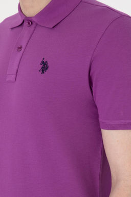 Erkek Slim Fit Polo Yaka Menek_e Basic Ti__rt - U.s. polo assn фото 7