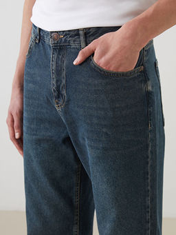 Loose Fit Erkek Jean Pantolon