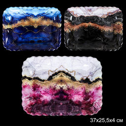 Поднос прямоугольный 37х25,5 см / 3526 /уп 100/ - ГалеонТрейд фото 5