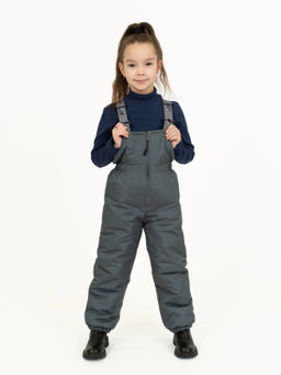 Полукомбинезон детский зимний серый