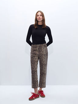 Dik Yaka D?z Uzun Kollu Kad?n Body