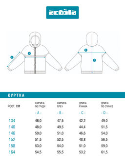 ACOOLA / Куртка детская для девочек Betana_jk серый меланж  фото 9
