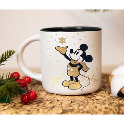 Кружка керамическая Winter wishes Микки Маус, 350 мл