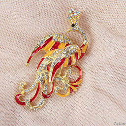 Брошь Павлин / 3224 /уп 12/