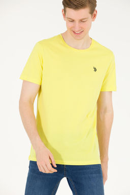 U. S. Polo Assn Мужская футболка Citron Basic с круглым вырезом - U.s. polo assn фото 3