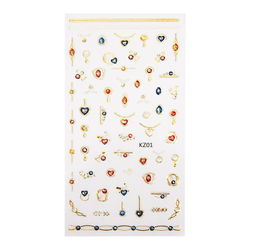 Planet Nails Наклейки для ногтей 3D для дизайна ногтей 23068  фото 5