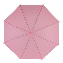 Зонт - трость полуавтоматический «Однотонный», 8 спиц, R=47/55 см, d=94 см, розовый