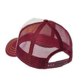 Бейсболка STETSON арт. 7751103K TRUCKER CAP AMERICAN HERITAGE (бордовый / белый)  фото 2