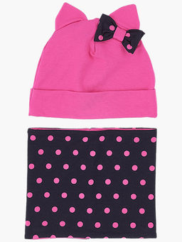 Комплект (шапка+снуд) UD 3031 роз/гол розы - Mini maxi фото 6