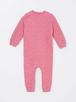 Bisiklet Yaka Uzun Kollu Basic K?z Bebek Tulum - Waikiki фото 3