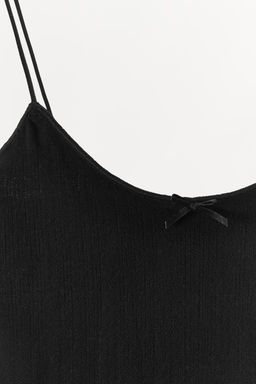 POINTELLE STRAPPY TOP WITH SATIN BOW - Zara фото 15