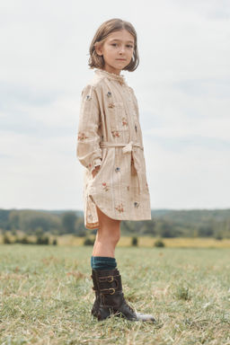 LIMITED EDITION FLORAL PRINT SHIRT DRESS - Zara фото 2