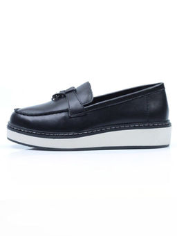 03-5061-1 BLACK Лоферы женские (натуральная кожа)