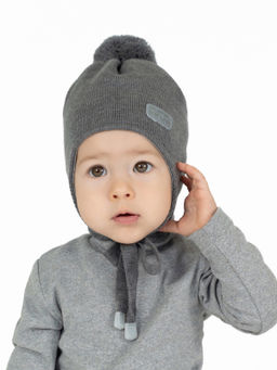 Шапка вязаная меланж Ш-108 (48-50)