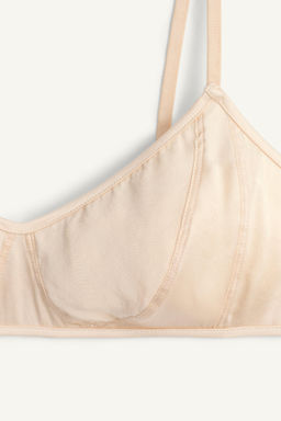 BRALETTE SEDA MINIMAL LIMITED EDITION / Rosa pastel - Zara фото 4