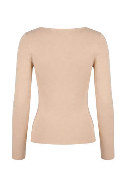 Tas Yumusak Dokulu Kay?k Yaka Triko Kazak TWOAW26KZ00293