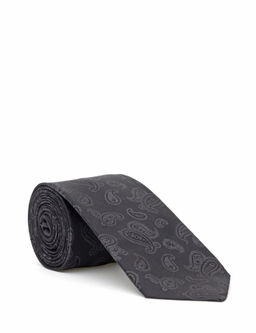 Черный шелковый галстук - Cacharel фото 2