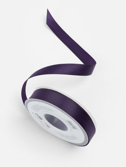 Лента атласная TEIRA, двухсторонняя, 20 мм, 25±1 м, фиолетовая №476