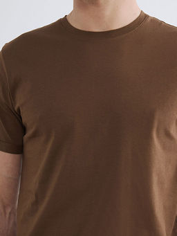 Slim Fit %100 Pamuk Basic Ti??rt