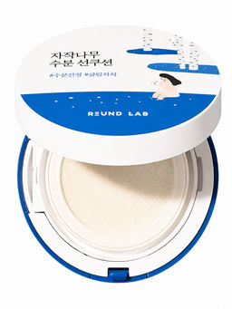 ROUND LAB Солнцезащитный крем-кушон для лица с березовым соком / Birch Juice Moisturizing Sun Cushion SPF50+ PA++++, 15 г