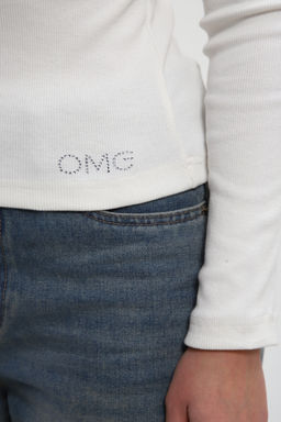 Лонгслив женский облегающий со швом ЛГ-03