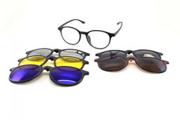 ОПРАВА SUN GLASSES POLARIZED 2245A C2 50-15-145 С НАСАДКАМИ+ЧЕХОЛ