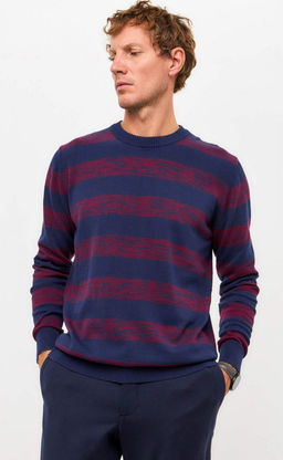 Джемпер P421-1560 d.blue-bordo - Primm фото 6