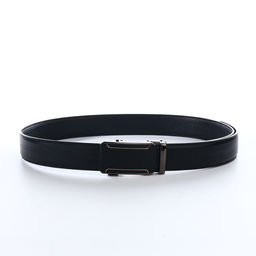 Ремень мужской, натуральная кожа, 120×3.6 см, пряжка автомат, чёрный