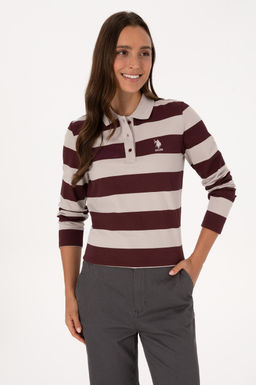 Kad_n Bordo Sweatshirt Sepette S_rpriz _ndirim