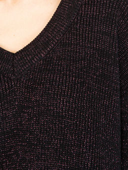 Джемпер женский ZZ-07007 black/fuchsia