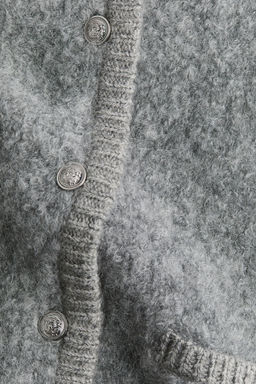 Cardigan en boucle de mezcla de lana - H&m фото 6