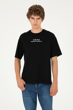 Мужская черная футболка Неожиданная скидка в корзине