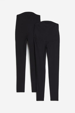 MAMA Pack de 2 leggings de punto - H&m фото 4