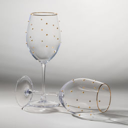 НАБОР БОКАЛОВ ДЛЯ ВИНА GOLDY ИЗ 2 ШТ. 540 МЛ - Lefard фото 5