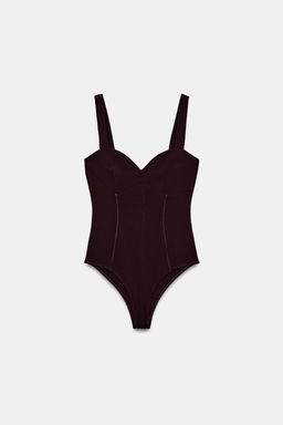 STRAPPY BODYSUIT - Zara фото 10