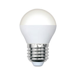 LED-G45-6W/4000K/E27/FR/DIM/SLS Лампа светодиодная, диммируемая. Форма "шар", матовая. Белый свет (4000K). ТМ Volpe