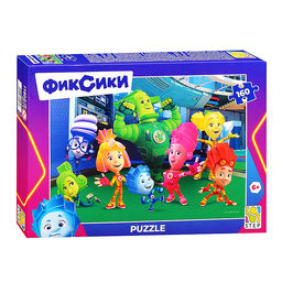 Пазлы 160 "Фиксики. Новый сезон" (Аэроплан)