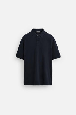 WASHED TEXTURED PIQUE POLO SHIRT - Zara фото 21