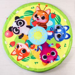 Развивающий коврик с дугами Весёлые малыши, 85х85 см, Крошка Я  фото 6