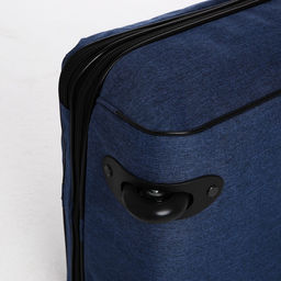 Чемодан на молнии, цвет синий - Simaland фото 7