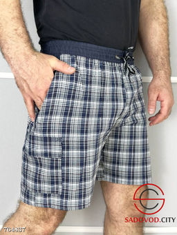 Мужские шорты в клетку - Zum ming фото 9