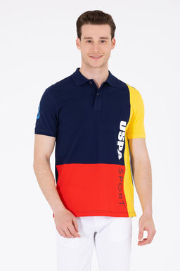 Мужская темно-синяя футболка с воротником-поло Неожиданная скидка в корзине - U.s. polo assn фото 8