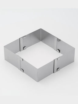 Форма для выкладки и выпечки с регулировкой размера, d=9.5-16 см, серебристая