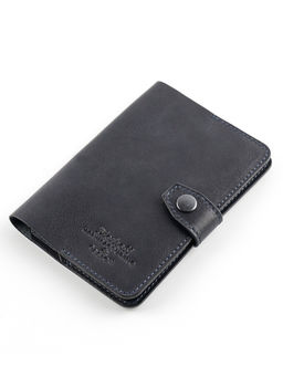 Мужская кожаная обложка для паспорта и автодокументов Dierhoff Д 6024-904