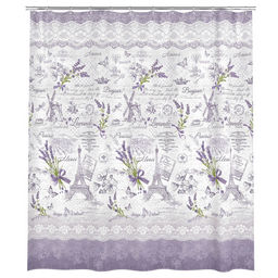 Штора для ванной комнаты, полиэстер, 180*180 см, LAVANDE FRANCE, шт