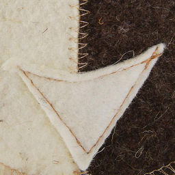 Шапка для бани и сауны «Шлем викинга», полиэфир, шерсть, «Добропаровъ»