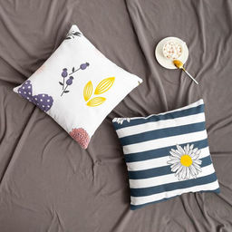 Наволочка декоративная Этель Flower garden 40х40 см, 100% хлопок  фото 4