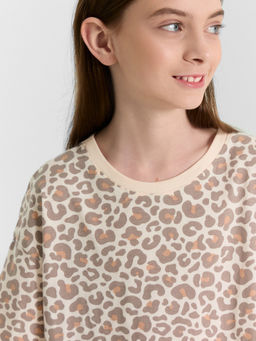 Футболка для девочек леопардовая - Mark formelle фото 6