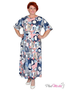 Платье Модель №1459 размеры 44-84 - Plusmoda фото 4